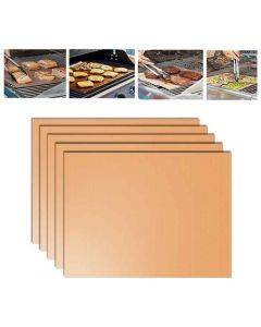 5 PCS 0.2mm Barbecue Grill Mat Non-Stick BBQ Baking Mats, Size: 40 x 33cm