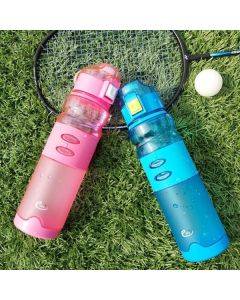 600ml Professional Frosted Plastic Water Bottle For Outdoor Sports With Lifting Yoke