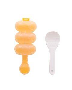 Shake roll Rice and vegetable roll sushi Rice and vegetable roll mold children's food artifact with spoon color random