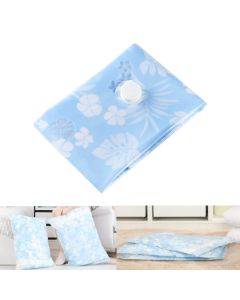 Space Saving Orchids Pattern Vacuum Storage Bag, Thinken Quilts Clothing Vacuum Seal Storage Bag, Size: 70*90 cm