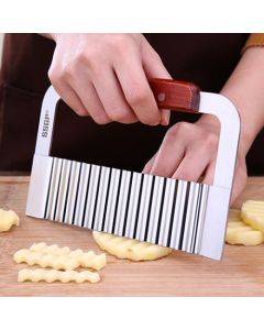 SSGP Stainless Steel Fruits Vegetables Wave Shaped Cutting Creative Cut Tool