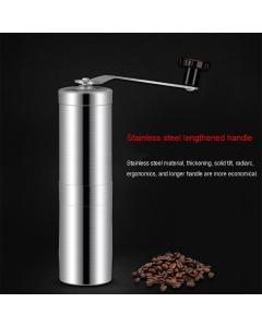 Portable Stainless Steel Hand Crank Bean Grinder Coffee Bean Grinder Manual Coffee Grinder Hand Crank Pepper Mill