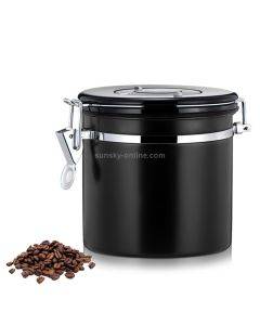 Stainless Steel Coffee Bean Sealed Canister With Air Vent Stainless Steel Sealed Canister Tea Canister Milk Powder Canister 800ml