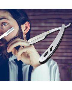 Stylist exclusive old-fashioned shaver, stainless steel double-sided shaver holder, hair clipper, eyebrow trimmer holder