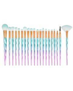 DS2001 20 Pack Diamond Handle Eye Makeup Brush Beauty Tool Multi functional Brush