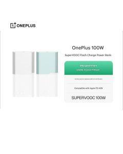 Original OnePlus 100W SuperVOOC Flash Charge Power Bank with 12000mAh High-Capacity Battery