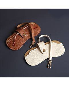 Soft Sunglasses bag Portable Luxury Leather Glasses Eyeglasses Pouch Bag