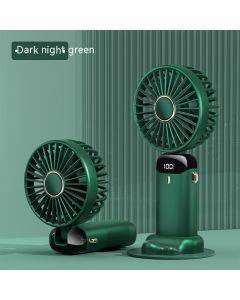 2023 new usb handheld fan mini portable student small fan digital display folding aromatherapy small electric fan