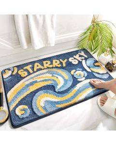 Nordic simple strong absorbent mat bathroom carpet fresh ins bathroom floor mat door toilet entrance door mat