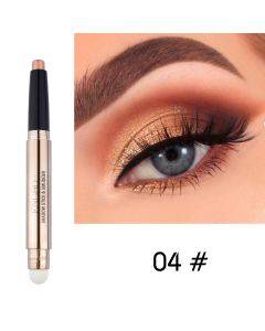 ENGBO Hot Selling Eyeshadow Stick Two Heads Single Color Highlighter Pigment Makeup 18 colors