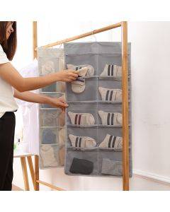 Underwear storage hanging bag wardrobe door double-sided socks bra underwear storage bag hanging dormitory finishing artifact