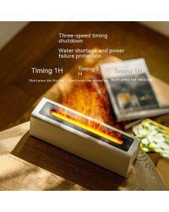 3D simulation flame aromatherapy machine USB Nordic household colorful fragrance atmosphere lamp flame humidifier