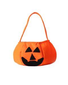 Halloween pumpkin bag portable three-dimensional non-woven bag candy bag Halloween products makeup costume props