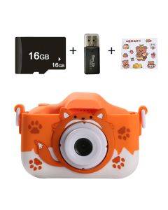 New Fox Children's Camera Front and Rear Dual Camera High Definition Convenient Cartoon Photography Video Children's Gift Toys