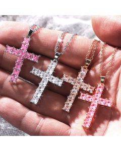 Cross necklace trend classic neutral wind cross necklace