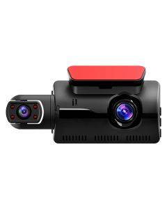 Car in front of the car 3 inch car recorder HD dual-lens dual recording 360 degree car camera 1080P