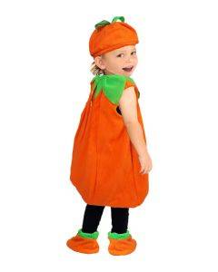 Halloween cosplay costume cute pumpkin shape children's one-piece pumpkin clothes