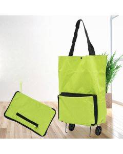 Folding shopping Trolley Bag with Wheels Grocery Tote Collapsible Handbag