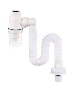 Flexible Bathroom Basin Kitchen Sink Waste Water Drain Hose Pipe