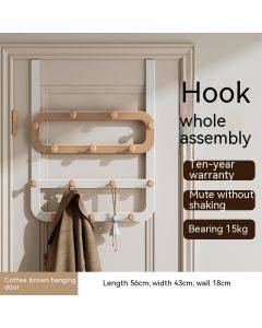 Hook behind the door for bedroom without punching door clothes hanger wall household hanger storage clothes hook