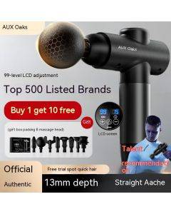 Oaks fitness electric fascia gun professional muscle relaxation massager home smart cervical spine massager Gun gifts