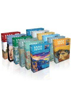 Jigsaw puzzle toy 1000 pieces wholesale decompression gift paper oil painting decompression adult plane puzzle