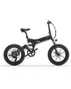 BEZIOR XF200 1000W 48V 15AH foldable electric snow bike with 20-inch tires, US regulations