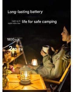 Explorer outdoor camping light horse lantern super long battery life camping light retro atmosphere light rechargeable tent light lighting