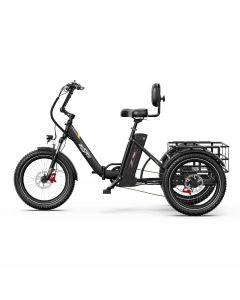 ONESPORT OT30 Pro Electric Tricycle 48V 18AH 500W 20 Inch Tires Adult City Cargo E-Tricycle