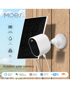 Tuya WiFi Smart Security Infrared Night Vision Sports Solar Camera without memory card