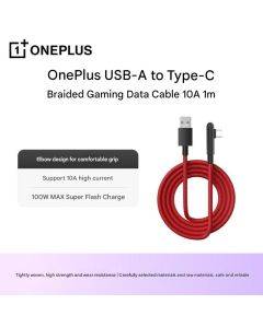 Original OnePlus USB-A to Type-C braided gaming data cable 10A 1m