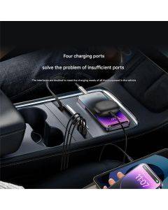 Baseus T-Space expansion dock for Tesla 2A+1C+retractable cable