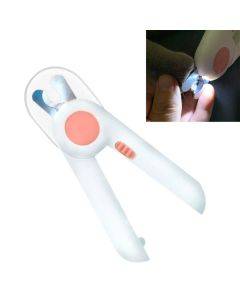 Pet cat and dog LED luminous nail clipper and sharpener