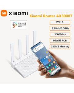 NEW Original Xiaomi AX3000T Router 5GHz 160MHz Broadband 1.3GHz Processor High Speed NFC Connection For Home Office Games CN