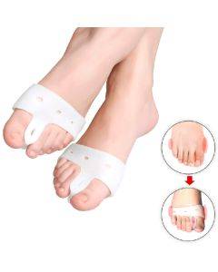ZRWC27 silicone forefoot pad for correction of hallux valgus, daily toe separator insole