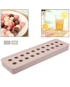 Creative Ball Shape 20-Grid Silicone Ice Ball Tray (Random Color Delivery)