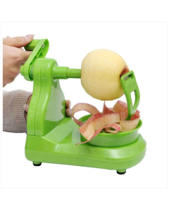 Multi-functional hand-operated fruit peeler