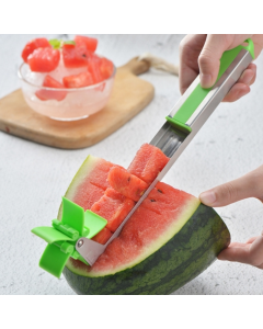 Windmill Watermelon Cutter Stainless Steel Fruit Cutting Tool