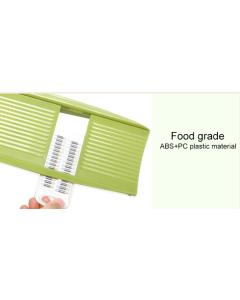 Multi-functional household kitchen chopper vegetable potato peeler (Colour: Green)
