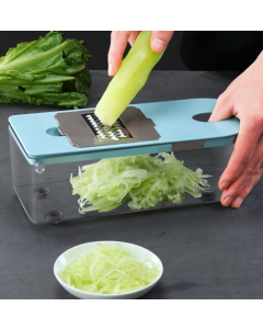 Multifunctional Household Kitchen Vegetables Cutter Dicing Device (Blue)