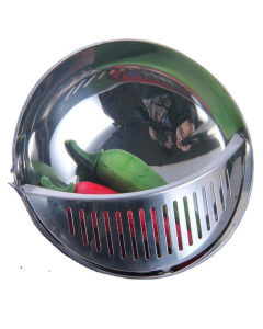 Multi-function Dual Purpose Long Handle Stainless Steel Colander Hot Pot Soup Spoon, Size: 32 x 9cm