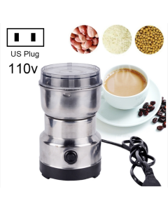 Multifunctional Coffee Grinder Stainless Steel Electric Bean Mill Chinese Medicine Grinder US Standard