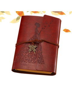 Caderno Antigo Caderno Folha Solta Diário De Viagem Em Couro Bloco De Notas Diário De Couro Diário Encadernado Em Couro Feito à Mão Caderno De Viagem De Bolso A6 Vintage Papelaria