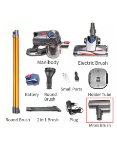 Wireless Handheld Vacuum Cleaner 12kPa Powerful Suction 150W Dual Motor LED Lighting Electric Sweeper Cordless Home Dust Cleaner