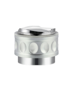 YK33258 Stainless Steel Double Head Coffee Cloth Powder Dispenser (Finger Button Model)