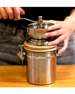 Household Stainless Steel Hand Crank Coffee Bean Grinder