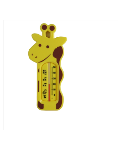 Giraffe Appearance HIPS Plastic Shell Glass IVF Shower Thermometer