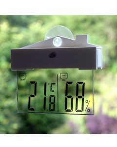 Digital Weather Station Suction Cup Indoor Outdoor Thermometer Large LCD Window Thermometer Specific Gravity Gauge / Show Water Thermometer Shower Shower Faucet Water Thermometer / Household Digital LCD Display Hygrometer Thermometer / Digital Oven Thermo