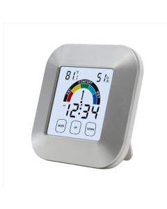 Indoor Thermometer Humidity Monitor Touch Screen Backlit Timer Smart Digital Hygrometer Thermometer