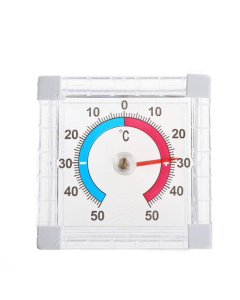 Square Window Door Thermometer Pointer Type Cold And Summer Table